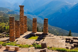 From Athens: Delphi Full Day V.R Audio Guided Tour w/ Entry