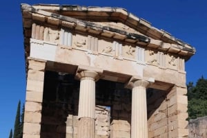 Fra Athen: Delphi privat dagstur med klosterbesøk