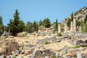 Athen: Delphi Tagestour mit lizenziertem Guide & Tickets