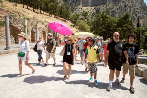 Ateny: Wycieczka 1-dniowa do Delf z licencjonowanym przewodnikiem i biletami wstępu