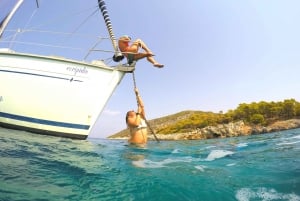 From Athens: Full Day Private Sailing Trip to Aegina Island