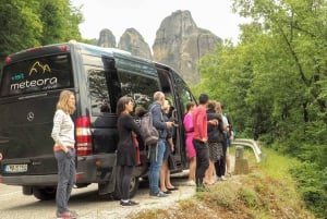 From Athens: Full-Day Rail Tour to Meteora w/ Hermit Caves