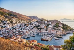 Au départ d'Athènes : Croisière d'une journée à Hydra, Poros et Égine avec déjeuner