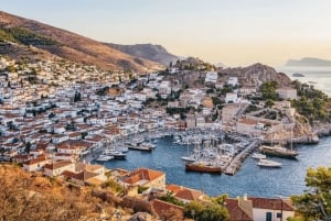 Au départ d'Athènes : Croisière d'une journée à Hydra, Poros et Égine avec déjeuner