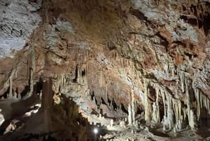 Från Aten: Privat dagstur till Mani med Dirosgrottorna