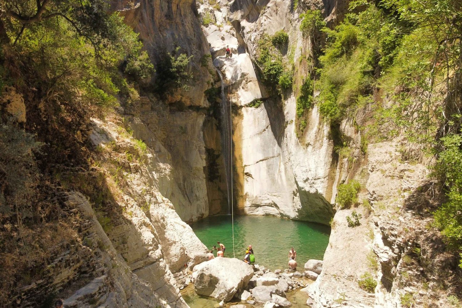 Från Aten: Canyoning i Manikia Gorge