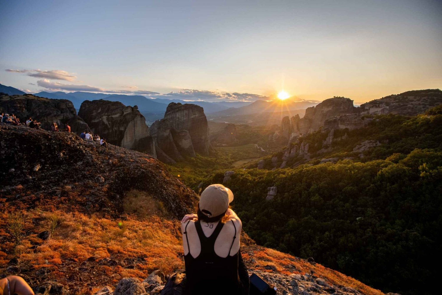 From Athens: Meteora Day Trip by Train w/ Live & Audio Guide