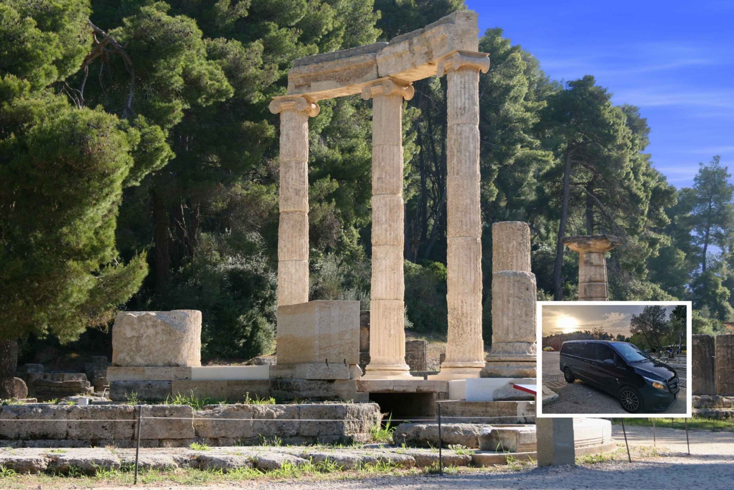 Fra Athen: privat tur til Olympia og Korintkanalen
