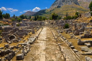 Fra Athen: Privat tur til det bibelske Korinth og kanalen