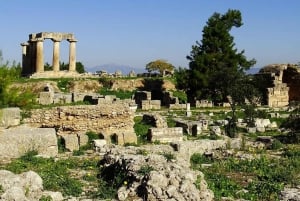 Au départ d'Athènes : Excursion privée d'une demi-journée à l'ancienne Corinthe