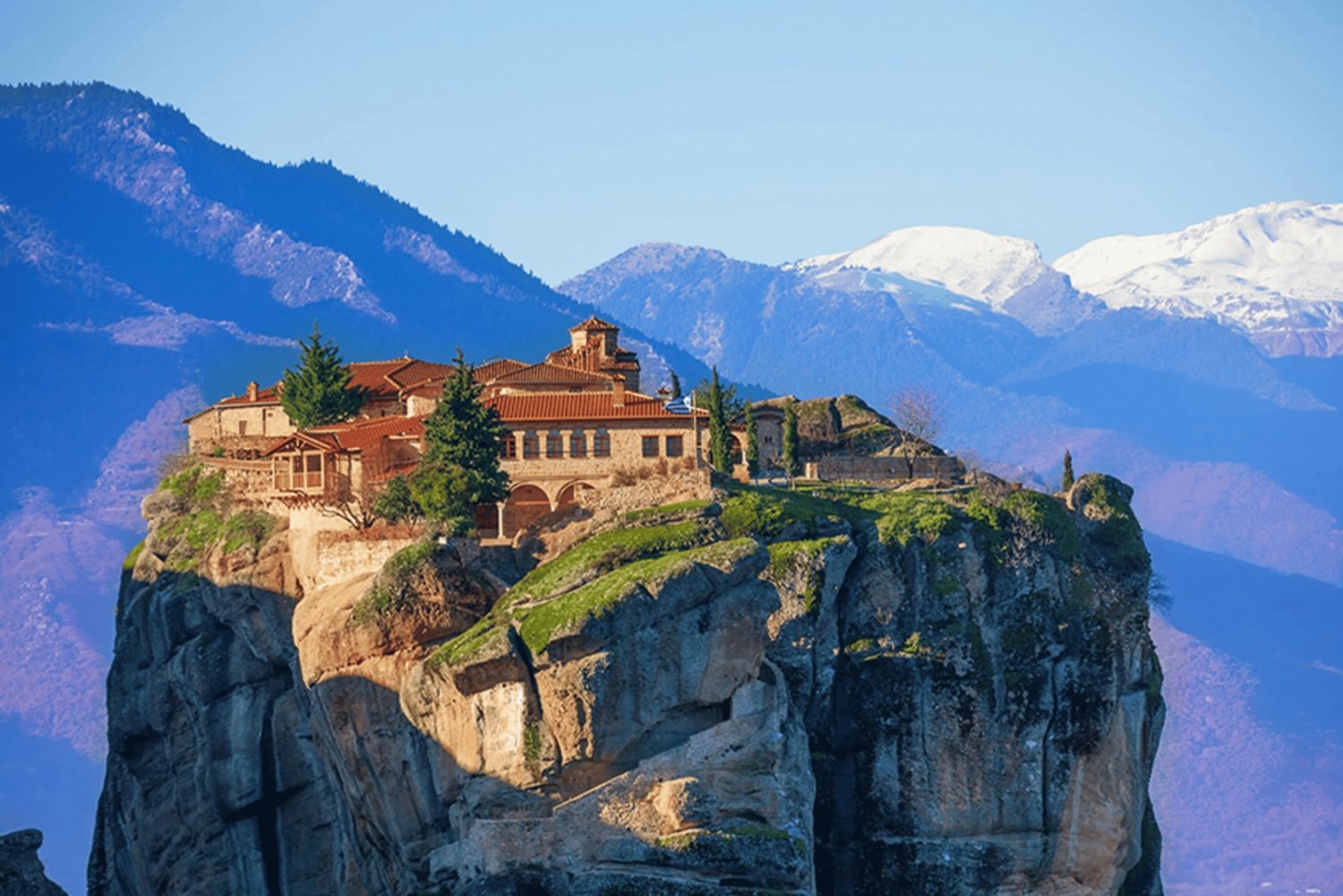 Desde Atenas: Excursión privada de un día a Meteora con Monasterios