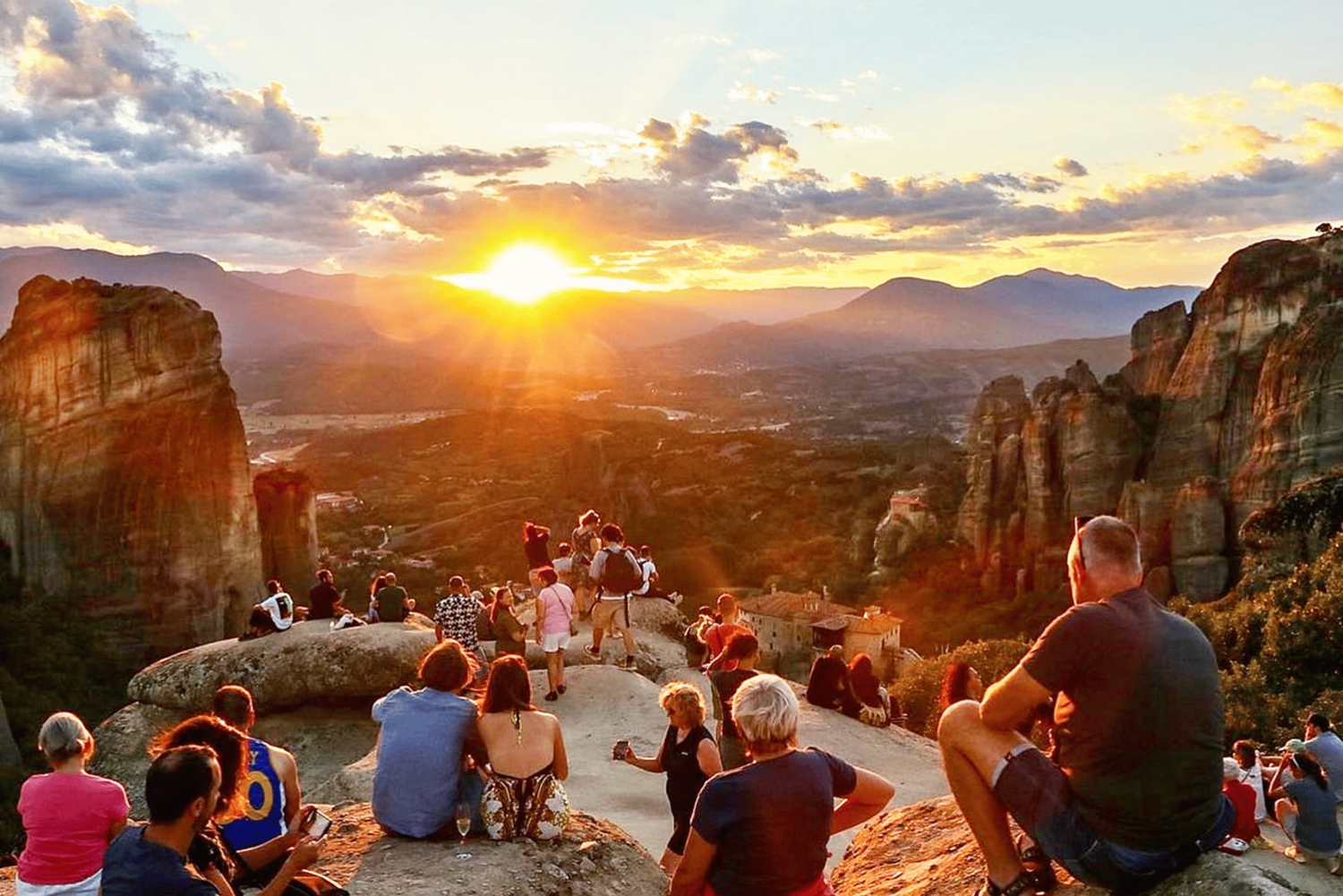 Au départ d'Athènes : Excursion privée d'une journée aux Météores avec monastères