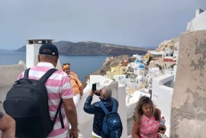 De Atenas: Excursão de um dia a Santorini com natação