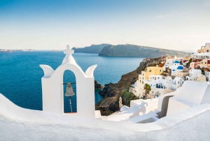 From Athens: Santorini Day Tour with Swimming
