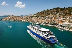 Da Atene: crociera di un'intera giornata alle Isole Saroniche con posti VIP