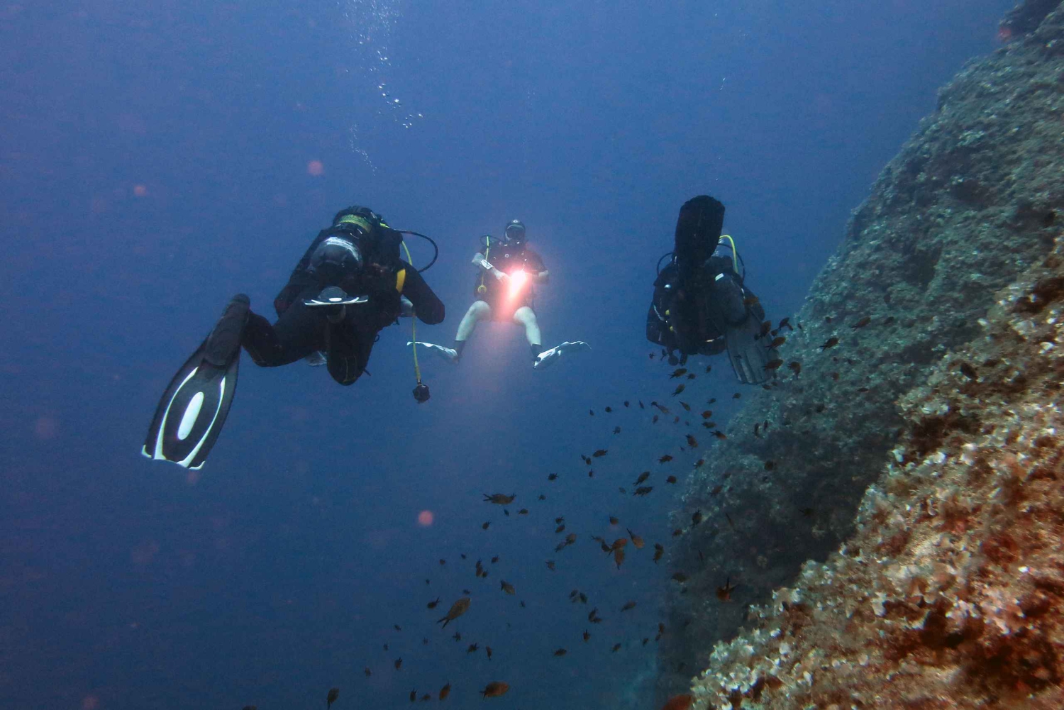 Från Aten: Dykning vid det blå hålet