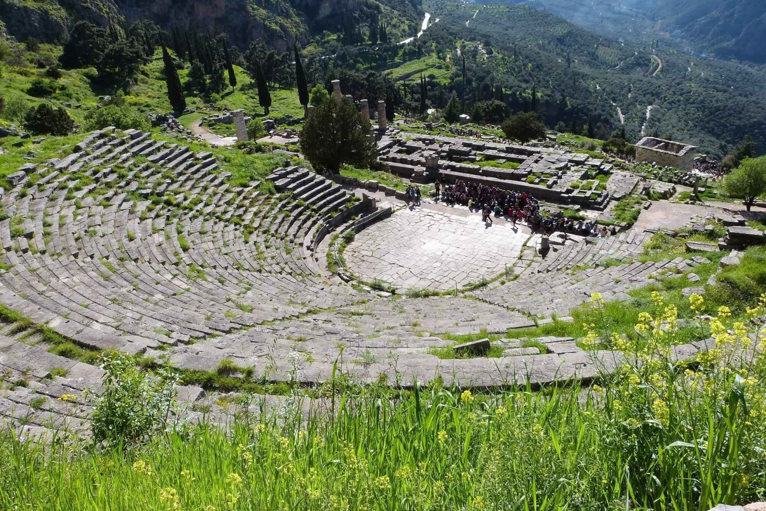 Fra Athen: Dagstur til Apollons tempel og oraklet i Delfi