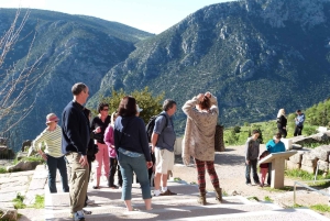 Fra Athen: Dagstur til Apollons tempel og oraklet i Delfi