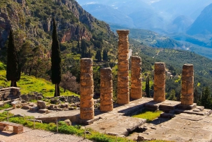 Fra Athen: Dagstur til Apollons tempel og oraklet i Delfi