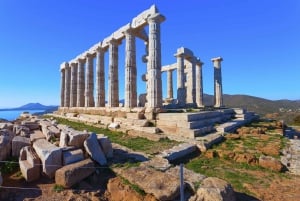 Från Aten: Poseidons tempel och Cape Sounion guidad tur
