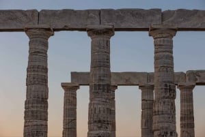 Vanuit Athene: rondleiding Tempel van Poseidon en Kaap Sounion