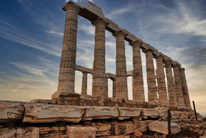 Von Athen aus: Halbtagestour zum Tempel des Poseidon und zum Kap Sounio
