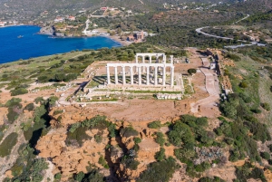 Desde Atenas: Templo de Poseidón y Cabo Sounio Tour de medio día