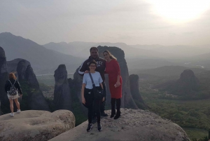 From Athens: Trip to Meteora by Train with Overnight Stay