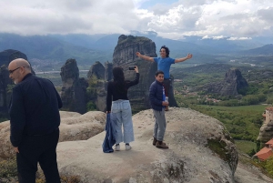 From Athens: Trip to Meteora by Train with Overnight Stay