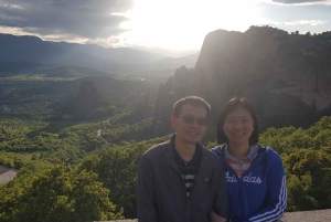 From Athens: Trip to Meteora by Train with Overnight Stay