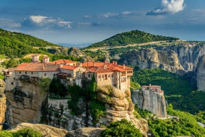 From Athens: Trip to Meteora by Train with Overnight Stay