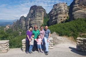 From Athens: Trip to Meteora by Train with Overnight Stay
