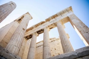 Depuis le port de croisière : L'Acropole et les points forts d'Athènes.