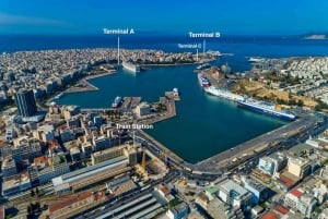 Vom Hafen von Piräus: Privater 1-Weg-Transfer zum Flughafen Athen