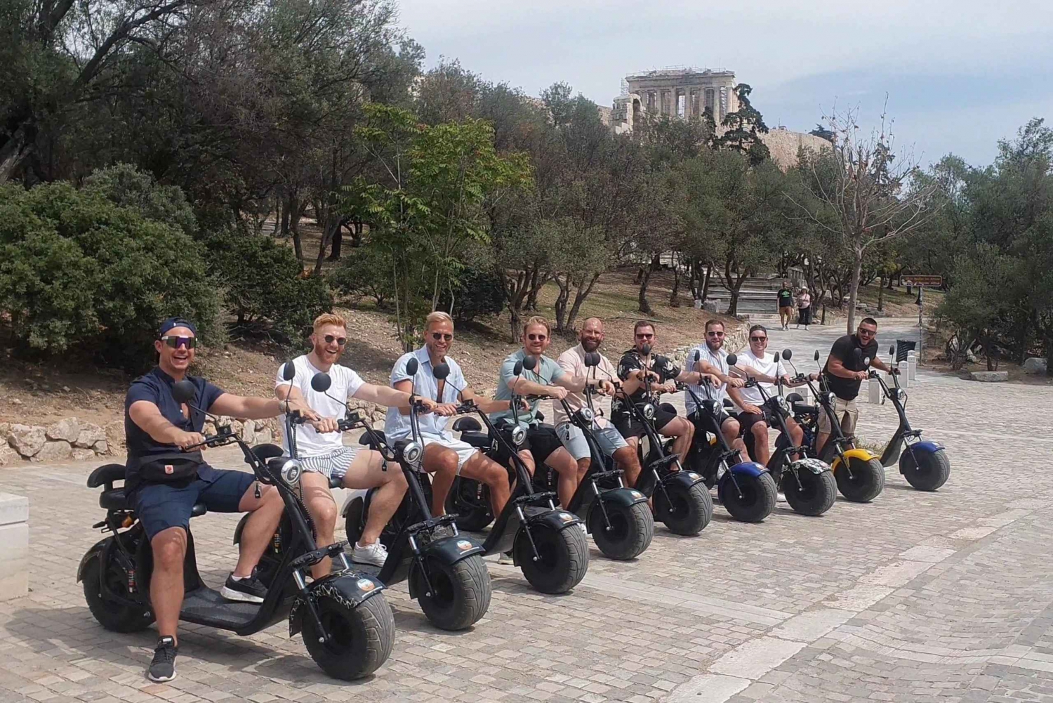 GoPro-äventyrstur i Akropolis-området med E-scooter