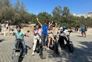 Tour avventuroso con GoPro nell'area dell'Acropoli in E-Scooter