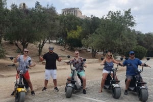 Tour avventuroso con GoPro nell'area dell'Acropoli in E-Scooter