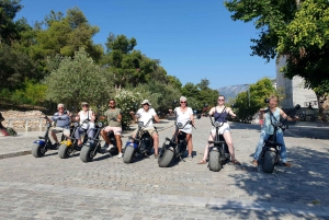 Tour avventuroso con GoPro nell'area dell'Acropoli in E-Scooter