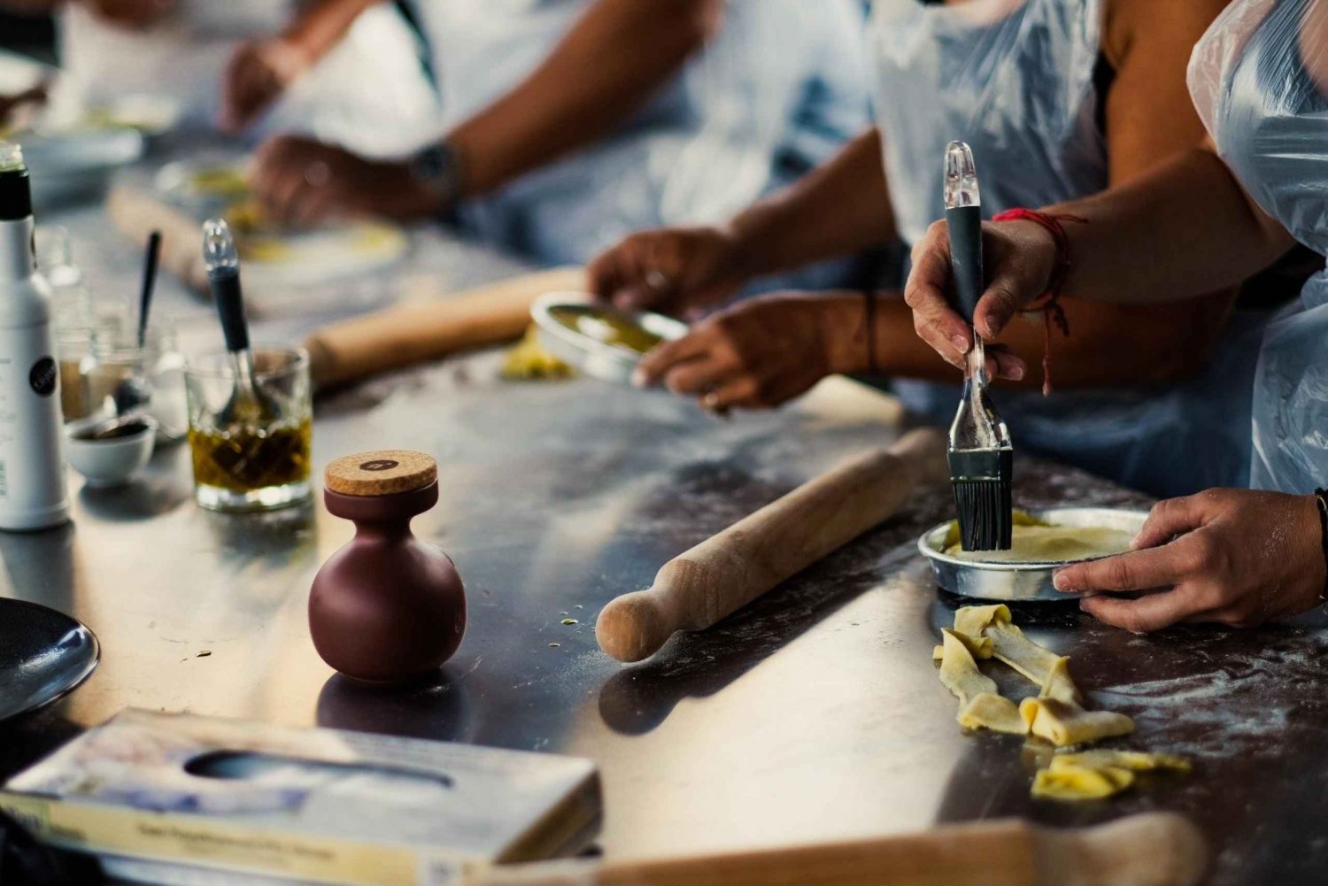 Clase de cocina griega con vistas a la Acrópolis