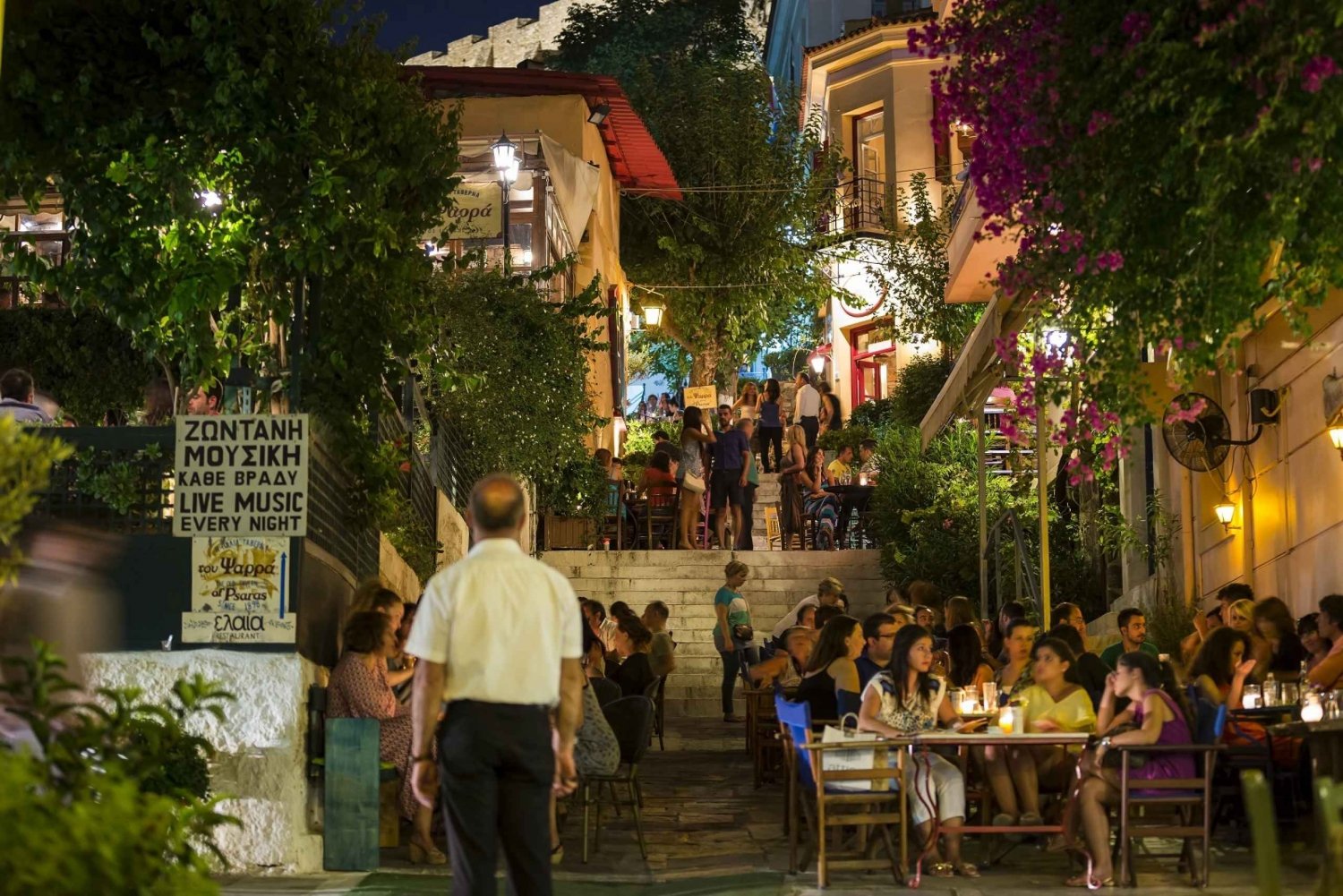 Greek Dancing in Plaka with 3-Course Meal and Wine