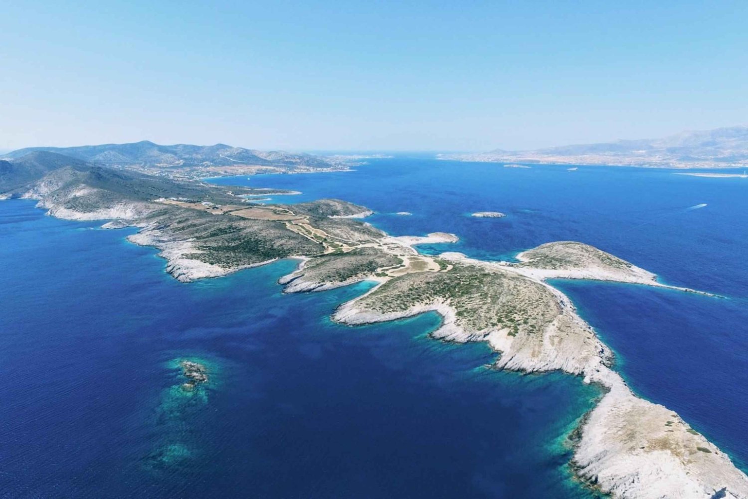 Des îles grecques à Athènes : Un voyage en hélicoptère inoubliable