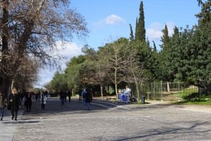 Wandeltour met gids over Akropolis met vervoer