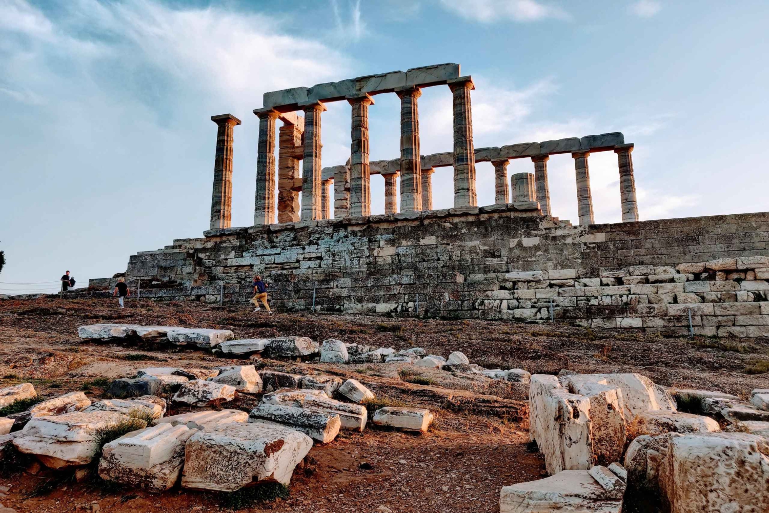 Halvdags solnedgangstur til Kap Sounio med Sedan