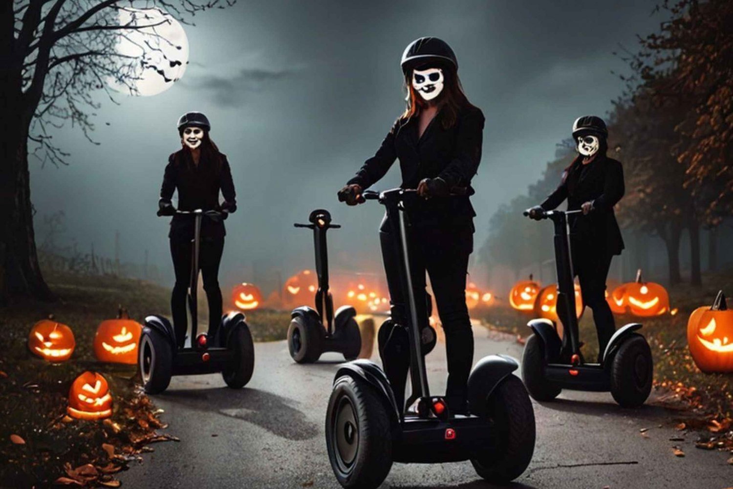Halloween Segway Night Tour in Athens