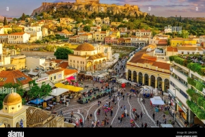 Lo más destacado y las joyas ocultas de Atenas Tour a pie