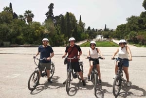 Atenas histórica: Passeio de bicicleta elétrica para pequenos grupos