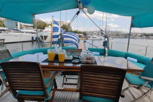 Aten: Agistri och Aegina Yacht Tour med lunch och simning