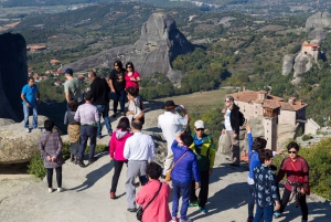 From Athens: Meteora Day Trip by Train with Hotel Pickup