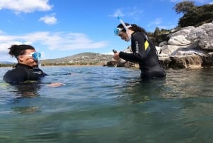 Nea Makri: Przylądek maratoński i nurkowanie z rurką w zatoce Schinias