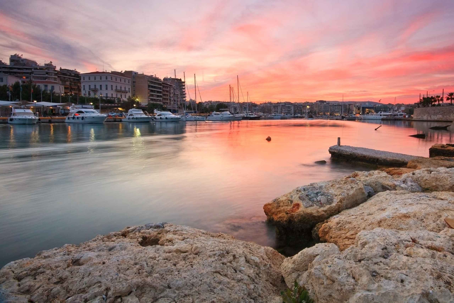 Pireus havn: Strandtur i Athen og Vouliagmeni-sjøen